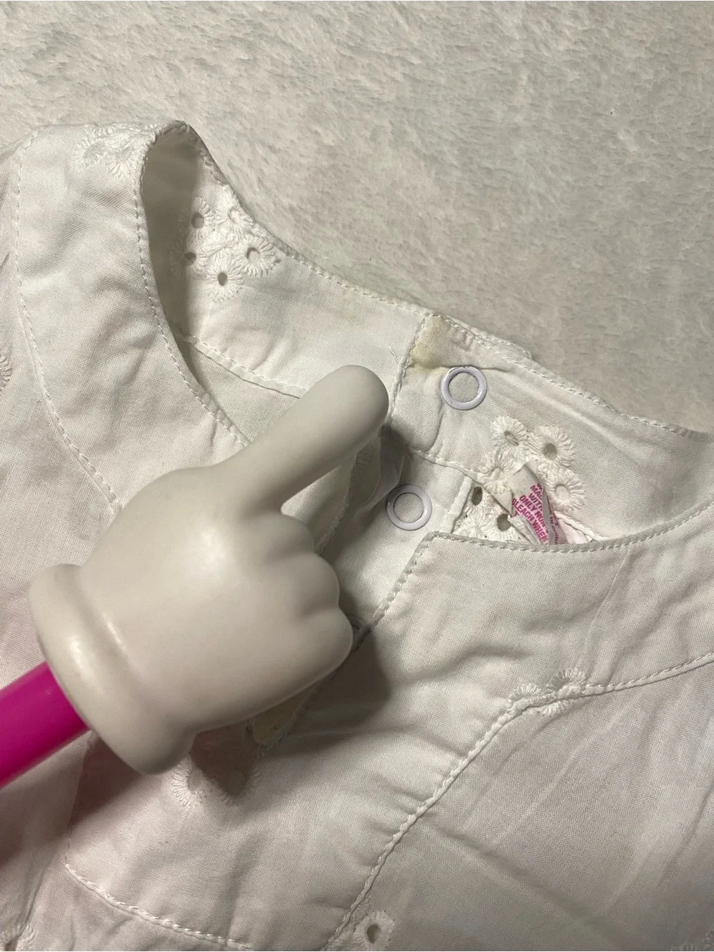 Swim coverup dress Size 2T White Eyelet